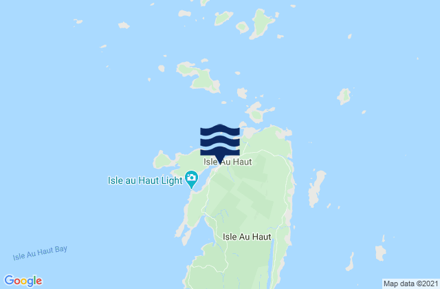 Isle Au Haut, United States tide chart map