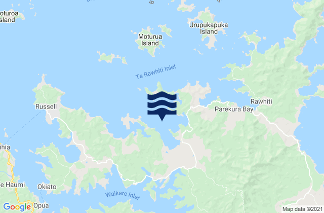 Jacks Bay, New Zealand tide times map
