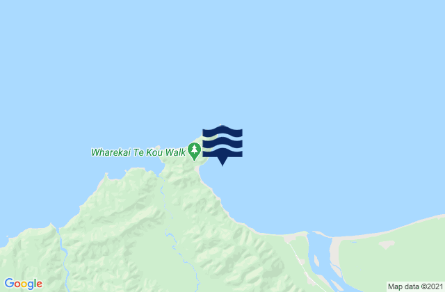 Jackson Bay, New Zealand tide times map