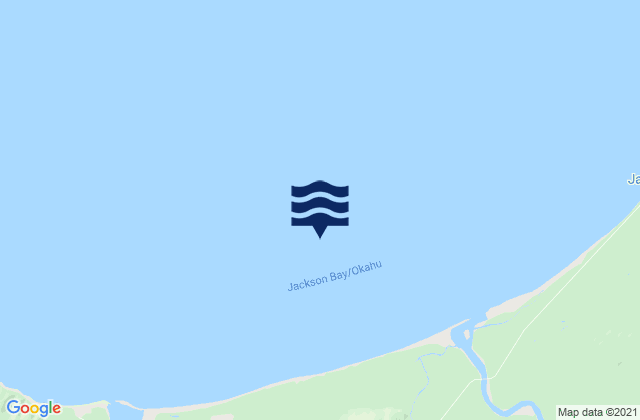 Jackson Bay/Okahu, New Zealand tide times map