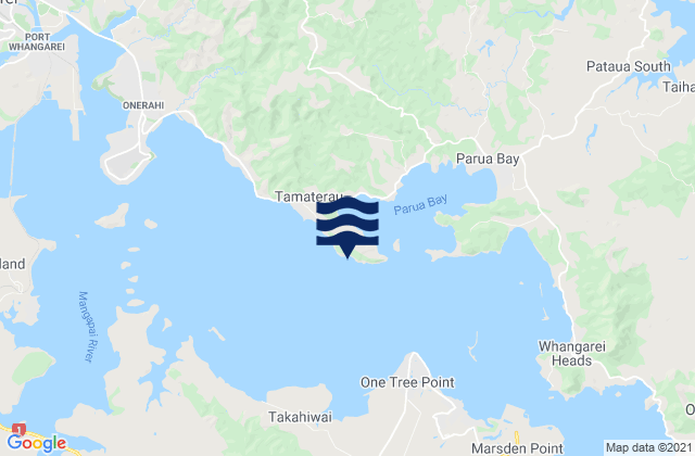 Jacksons Bay, New Zealand tide times map