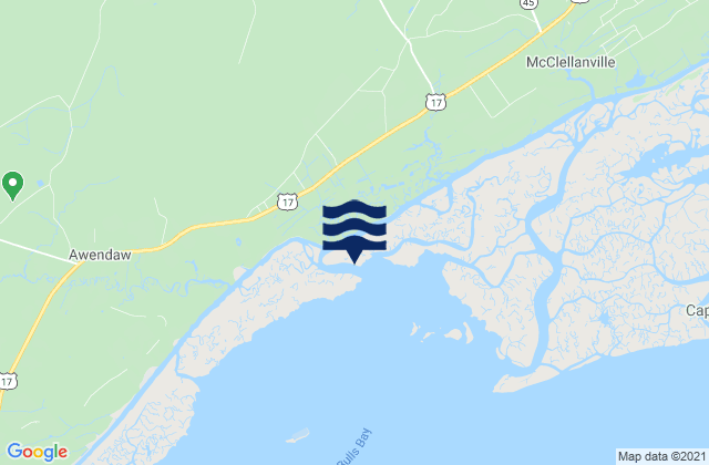 Jamestown (Santee River), United States tide chart map