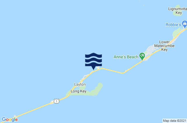 Jewfish Hole Long Key Florida Bay, United States tide chart map