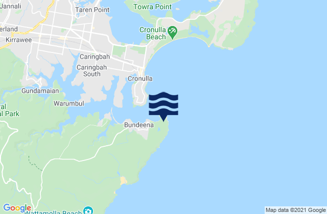 Jibbon Beach, Australia tide times map