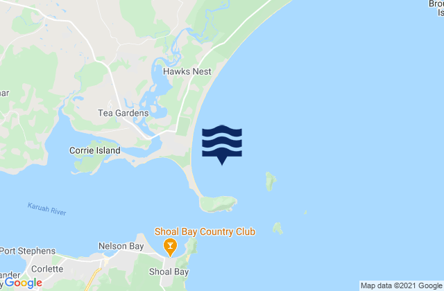 Jimmys Beach, Australia tide times map