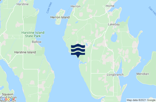 Joemma Beach, United States tide chart map