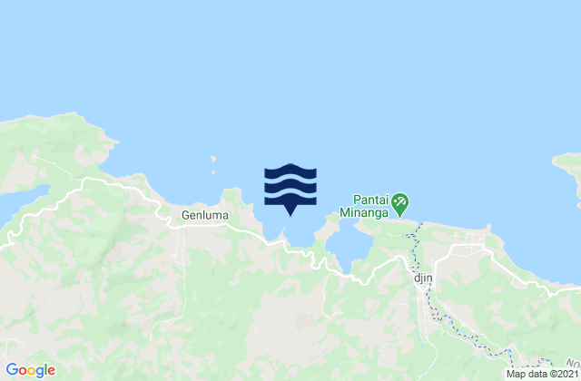 Kabupaten Gorontalo Utara, Indonesia tide times map