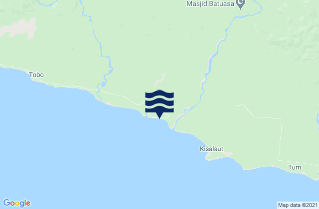 Kabupaten Seram Bagian Timur, Indonesia tide times map