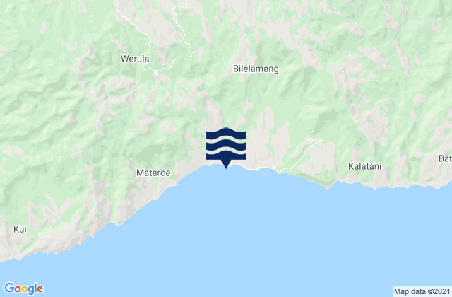 Kalunan, Indonesia tide times map