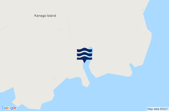 Kanaga Bay, United States tide chart map