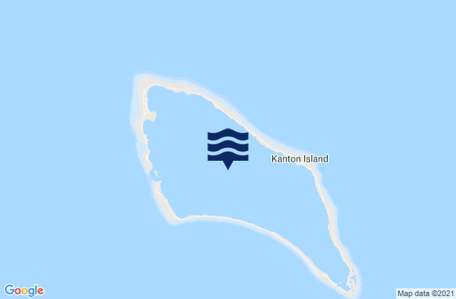 Kanton, Kiribati tide times map