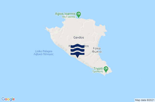 Kastri, Greece tide times map