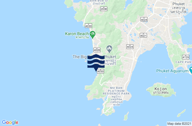 Kata Noi, Thailand tide times map