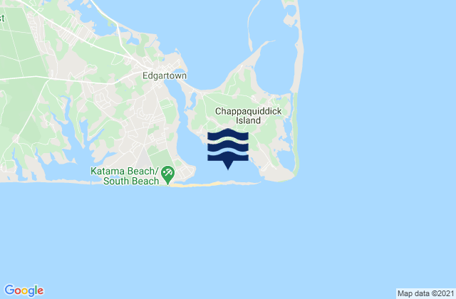 Katama Bay, United States tide chart map