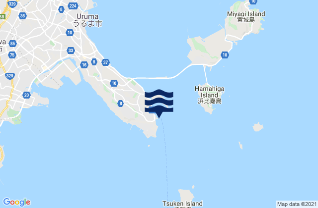 Katsurenhesikiya, Japan tide times map