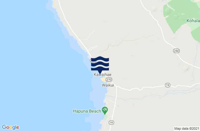 Kawaihae Harbor, United States tide chart map