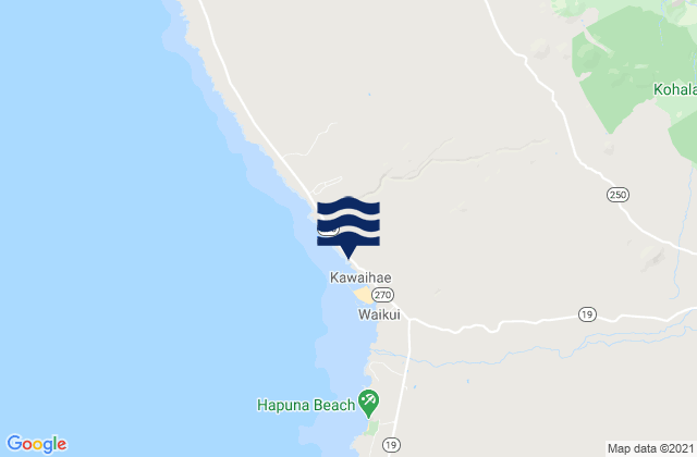 Kawaihae, United States tide chart map