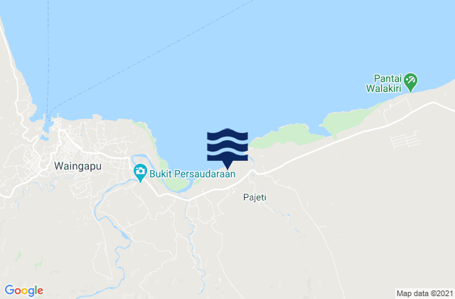 Kawangu, Indonesia tide times map