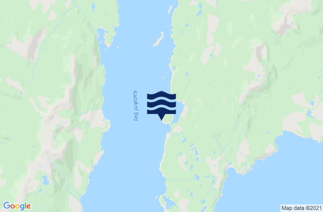 Kazakof Bay (Marmot Bay), United States tide chart map