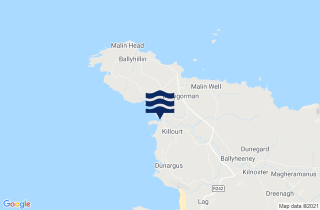 Keenagh River, Ireland tide times map
