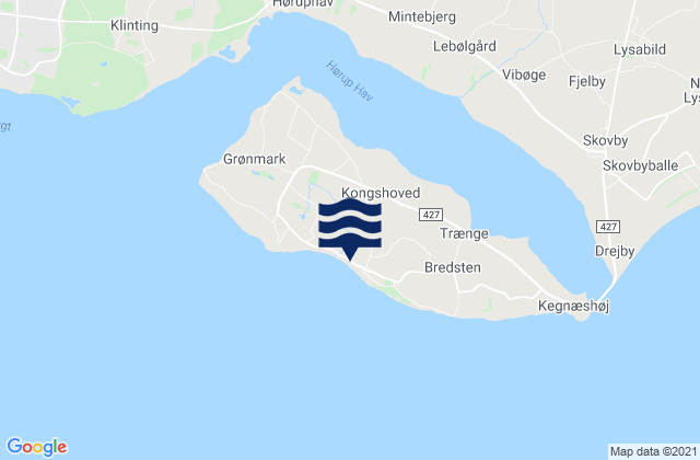 Kegnaes, Denmark tide times map