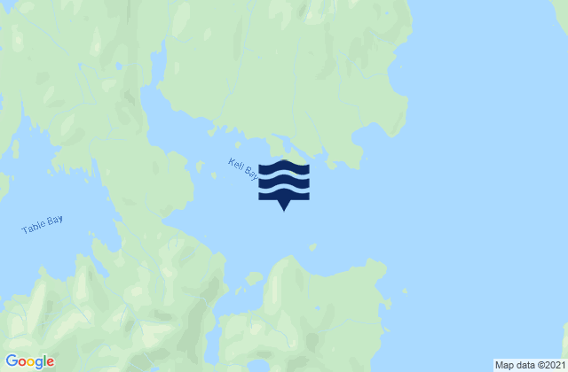Kell Bay, United States tide chart map