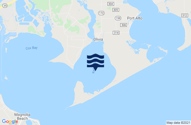Keller Bay, United States tide chart map