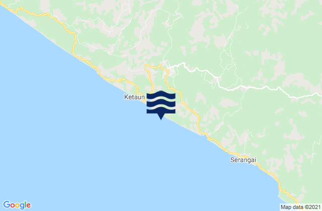 Ketahun, Indonesia tide times map