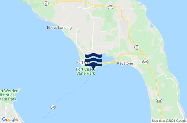 Keystone Harbor (Admiralty Head), United States tide chart map