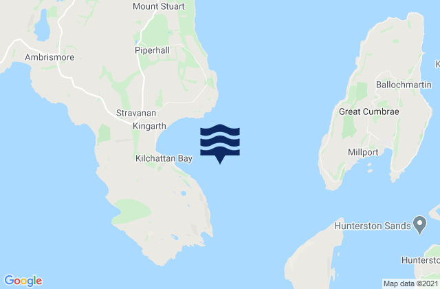 Kilchattan Bay, United Kingdom tide times map