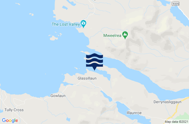 Killary Bay Little, Ireland tide times map
