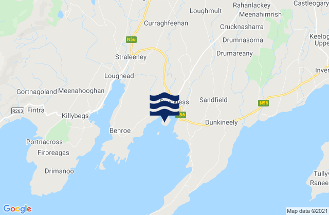 Killybegs Port, Ireland tide times map