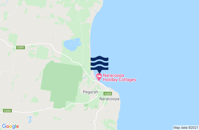 King Island - Narracoopa Beach, Australia tide times map