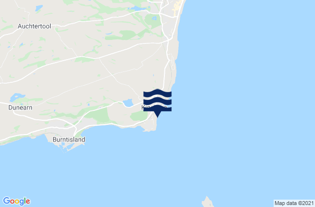 Kinghorn Beach, United Kingdom tide times map