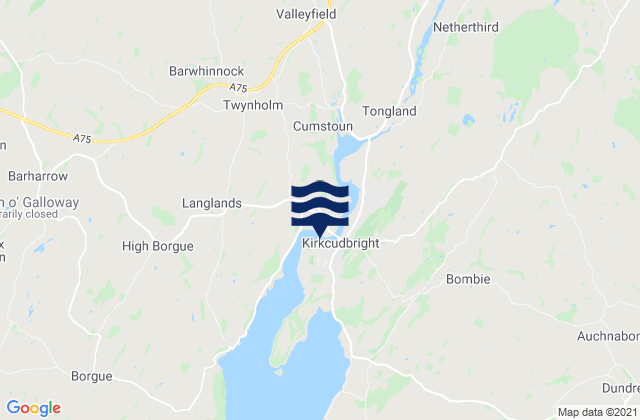 Kirkcudbright, United Kingdom tide times map