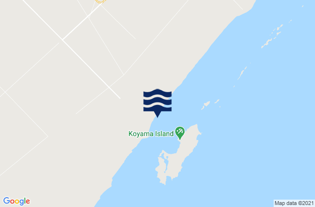 Kismaayo, Somalia tide times map