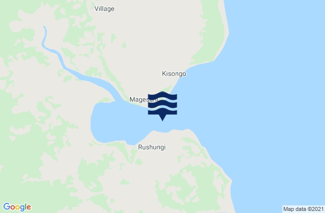 Kiswere Haven, Tanzania tide times map