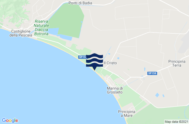 Kite Beach Fiumara, Italy tide times map