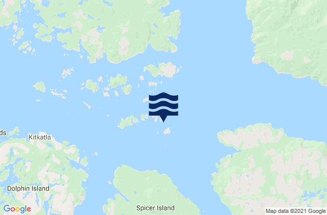 Kitkatla Islands, Canada tide times map