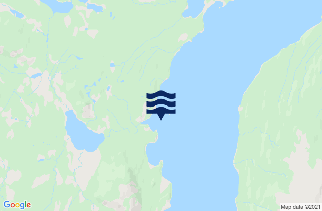 Kizhuyak Bay, United States tide chart map