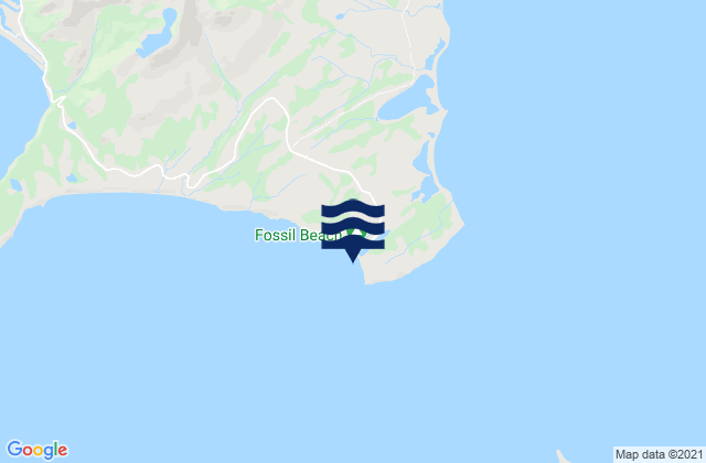 Kodiak (Fossil Beach), United States tide chart map
