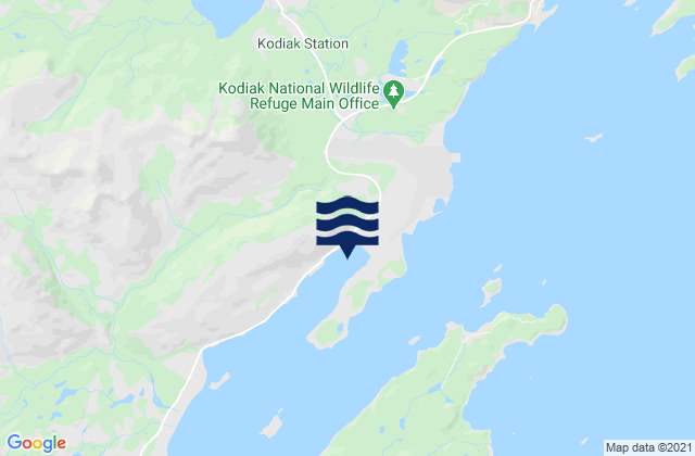 Kodiak Womens Bay, United States tide chart map