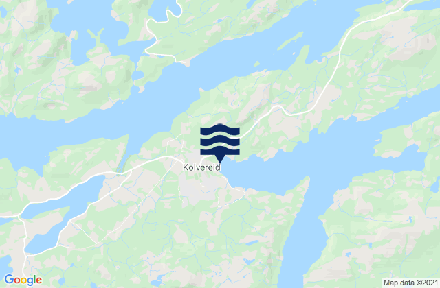 Kolvereid, Norway tide times map