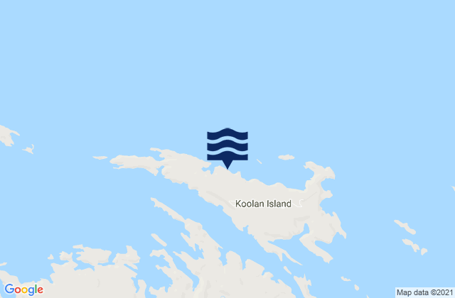 Koolan Island, Australia tide times map