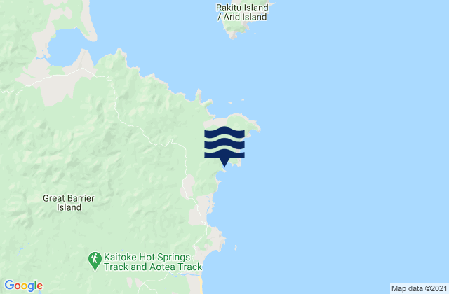 Korotiti Bay, New Zealand tide times map