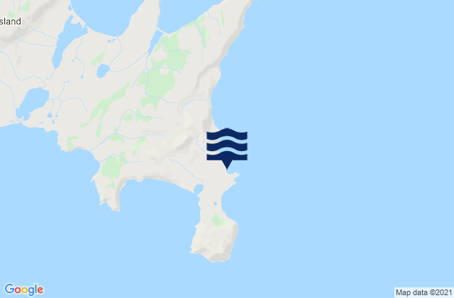 Korovin Island (east Side), United States tide chart map
