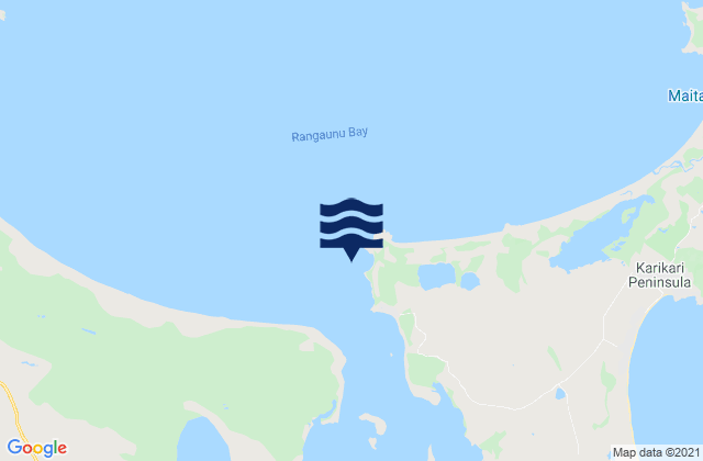 Kotiatia Point, New Zealand tide times map