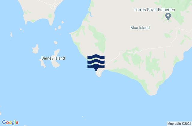 Kubin (Moa Island), Australia tide times map