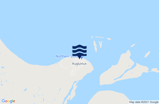 Kugluktuk, Canada tide times map