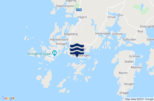 Kungshamn, Sweden tide times map